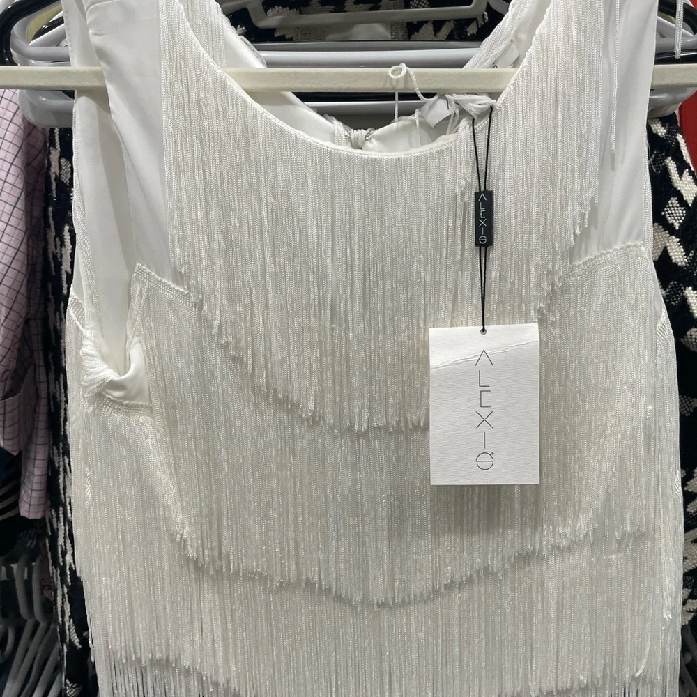 Alexis cropped fringe top - Picture 2 of 3